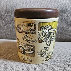 Ransburg Vintage Automobiles/Cars Metal Canister